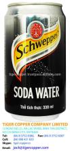 SCHWEPPES SODA WATER CAN 330ML/VIETNAM SODA WATER/SODA VIETNAM/CANNED SODA WATER /SCHWEPPES VIETNAM
