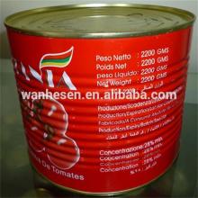 100% Pure Tomato Paste,2.2kg Canned Tomato Paste