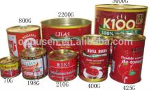 Red Natural Tomato Paste in Tin