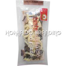 Taste Hokkaido Rice Flour Pizza with Hokkaido Shishamo  Smelt  and Spinach Sauce