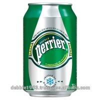Perrier Sparkling Natural Mineral Water - 1 box contains 24 330ml Cans