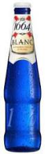 Kronenbourg 1664 blanc beer in blue 25cl and 33cl bottles