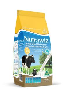 Nutrawiz Instant Skim  Milk   Powder  Fortified with Vitamin A & D 100%  Australian  made