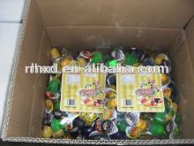 mixed natural fruit jelly