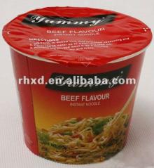 instant noodle in cup 60g beef flavor
