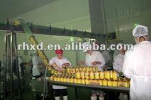 canned luncheon meat from factory