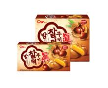 Splendid Rice Cake Cookie! Chestnut Taste Rice Cake Cookie Small Pack. Model: JCS-120
