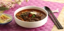 Tremendous Clotted Cows Blood Soup! Korea Tradition Food- Sunjihaejanggok. Model: JKF-108