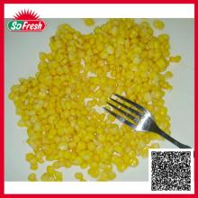 Various types of canned sweet corn