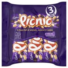 Cadbury Picnic Bars 3pk