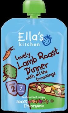 Ella's Kitchen Organic Lamb Roast Dinner 130g Stage 2 (7 months +)