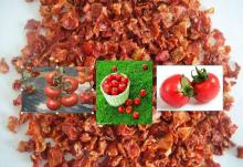 Dehydrated tomato flakes , AD dehydrated tomato chips 6*6mm, Dried tomato flakes