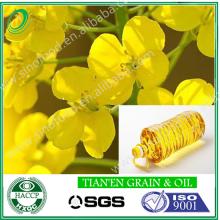 PET  plastic  bottle packed rapeseed  oil 