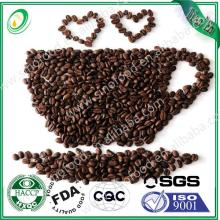 Roasted robusta coffee beans