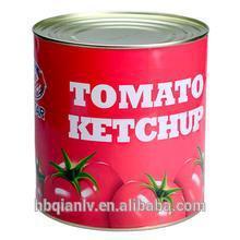 tomato sauce in tin packaging