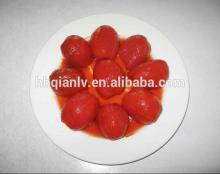 Canned whole peeled tomato pure