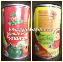 Tomato sauce with green pepper