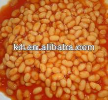 Canned beans in tomato sauce