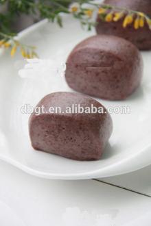 steamed bun of black rice