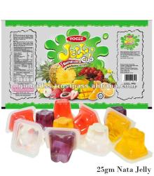 Yogee Coconut Jelly with Nata De Coco (25gm) - jelly, pudding, corn flavour pudding, fruit jelly