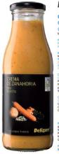 Spanish Organic Cream of Carrot soup with Fine Herbs
