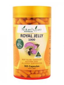Nature's Care Royal Jelly 1000mg 6% 10-HDA (bee health dietary supplement)