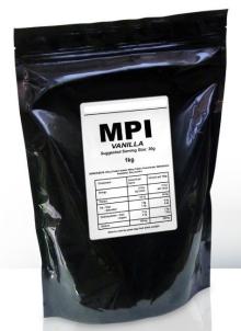 Milk Protein Isolate (Vanilla) Micellar Casein Protein Powder - MPI 1kg Long lasting - Australian Ma