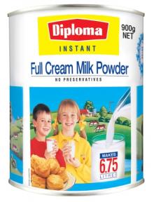 Diploma Instant Full Cream Milk Powder Can (900g) Fonterra Dairy