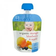 Bellamy's Organic Mango, Blueberry & Apple Ready Baby Food (No Preservatives)