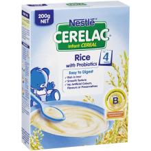 Rice cereal hot sale at 4 months