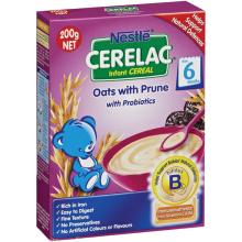 CERELAC  Oats  with Prune Infant Cereal (From 6 months) Baby Health Probiotics