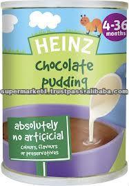 Heinz Baby Food - Chocolate Pudding Can - 4-36 Months