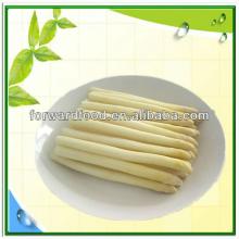 Organic canned white asparagus in spears