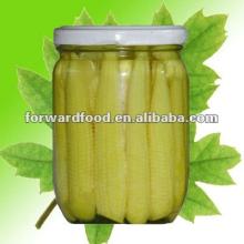 organic  baby  corn in  glass  jar canned  baby  corn