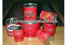 canned vegetable Canned tomato paste brix:28%-30% from china