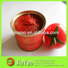 canned tomato paste of brix 28-30% with 70g/198g/400g/800g/2.2kg/3KG/4.5KG