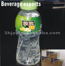 Juice with fruit particles suspending agent