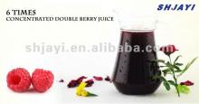 6 times concentrated double berry juice with pulp