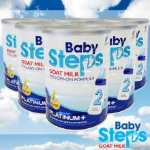 NZ New Zealand BabySteps Goat Milk Follow-On Formula step 2 900g baby formula