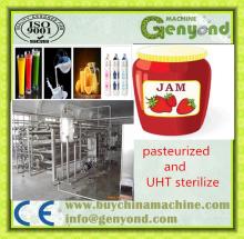 Automatic Pipe UHT Sterilizer Machine for juice/ milk/ juice with pulp/pudding/jam
