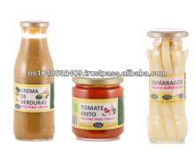 Organic Vegetables canned (tomato, cream and asparagus)