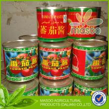 China canned fresh Tomato Paste ketchup 28-30% Canned Food for sale