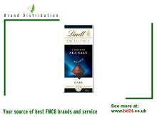LINDT Excellence Chocolate Sea Salt 100g