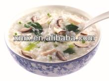 Mushroom chicken congee