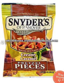 Snyder s pretzel / Creamy caramel /  Cheese  /  Snack  / Wine / Beer