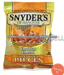 Snyder's pretzel / Cheddar cheese / Cheese / Snack / Wine / Beer
