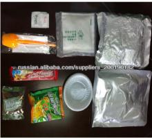 American army foods menu of MRE meal ready to eat