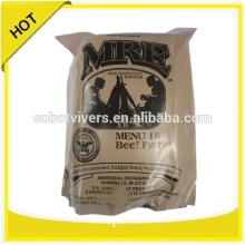 military self heating mre foods