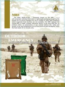 MRE instant meal ready to eat