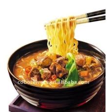 Chinese instant egg konjac noodle with soup bowl